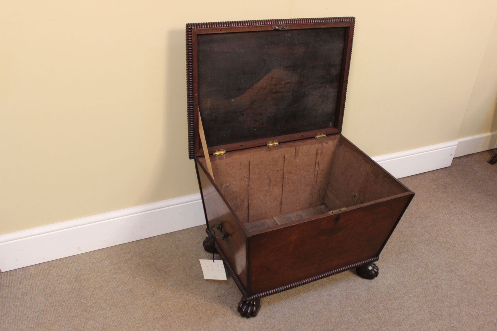 19thc Mahogany Cellerette Wine Cooler photo furniture
