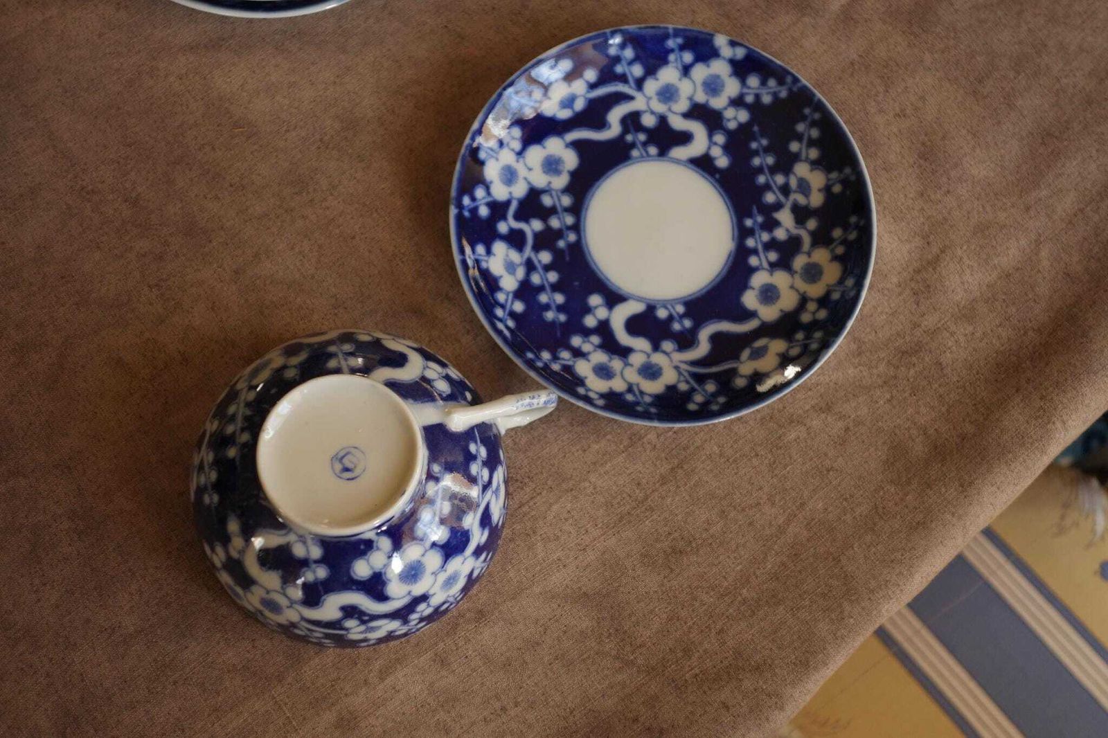 Antique Chinese Porcelain Tea Ceremony Set Service   Set Of 6 photo vinterior