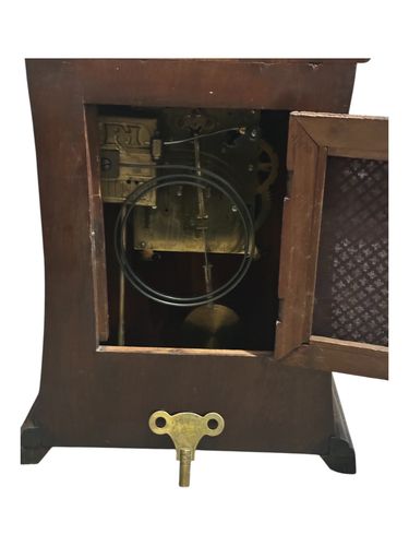 photo for sale An Arts And Crafts Mantle Clock With Inlay Liberty & Co?