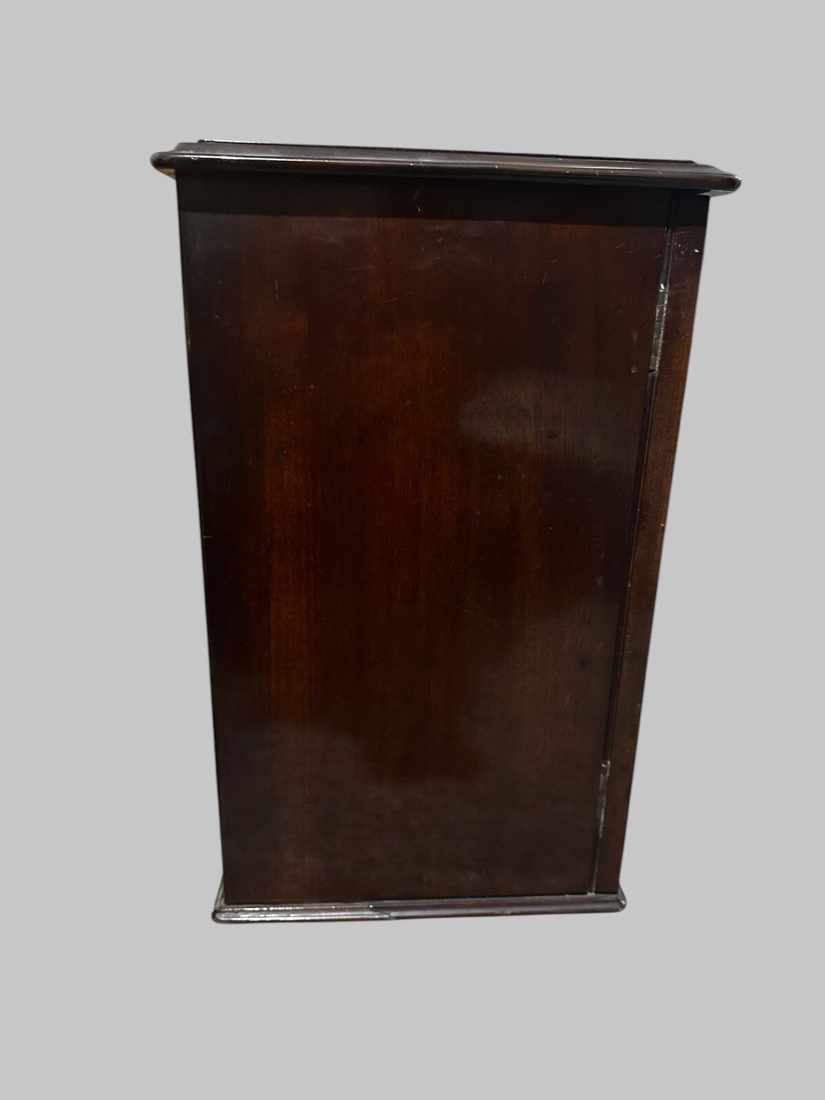 Antique Victorian Wooden Glass Fronted Shelved Medical/Bathroom Cabinet photo vinterior