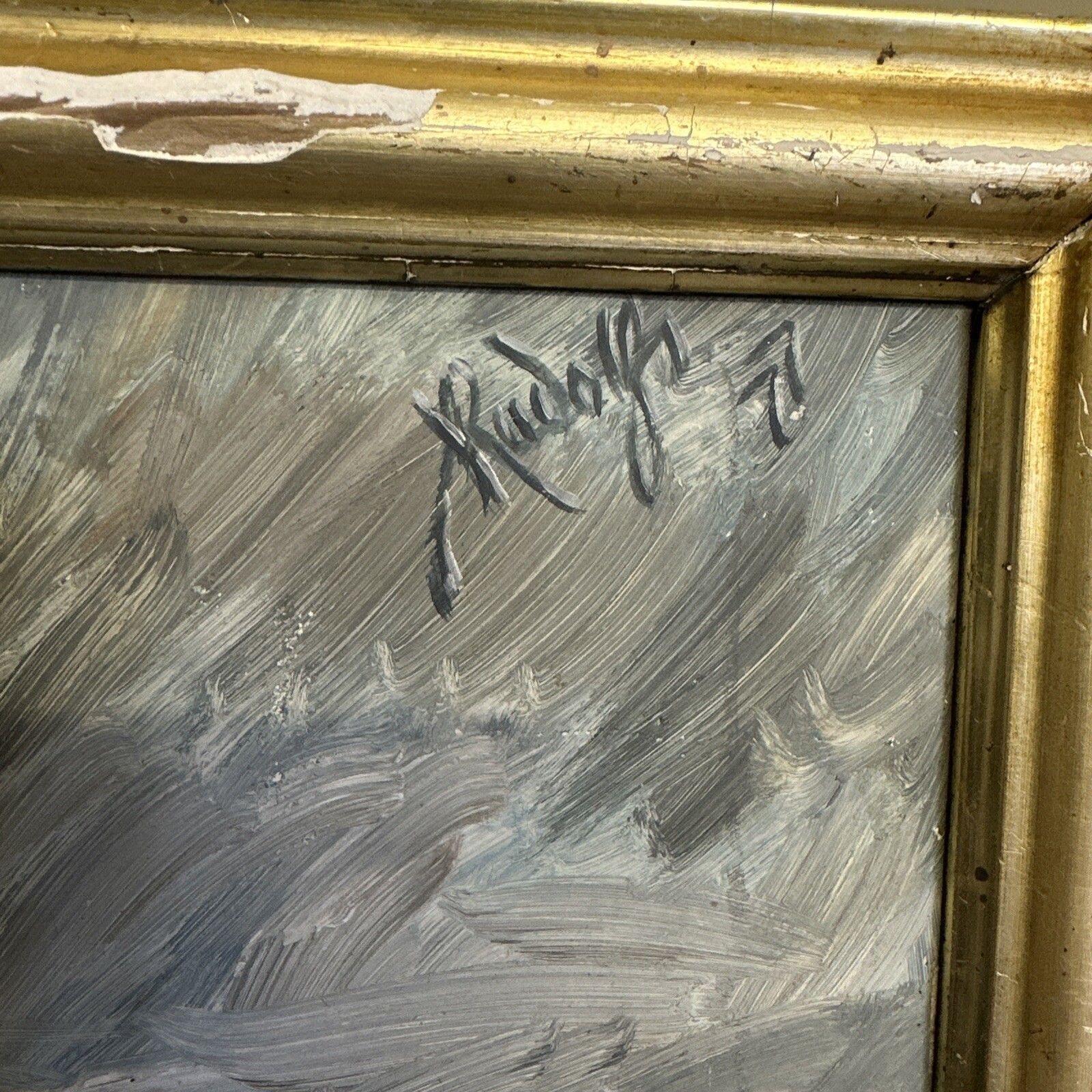 Mid Century Fine Oil Painting Signed Portrait Of Lady Horse Riding Equestrian photo furniture