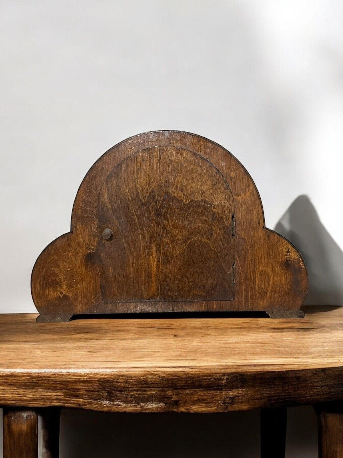 Art Deco Pretty Cws Wood Cased Westminster Chime Mantle Clock photo vinterior