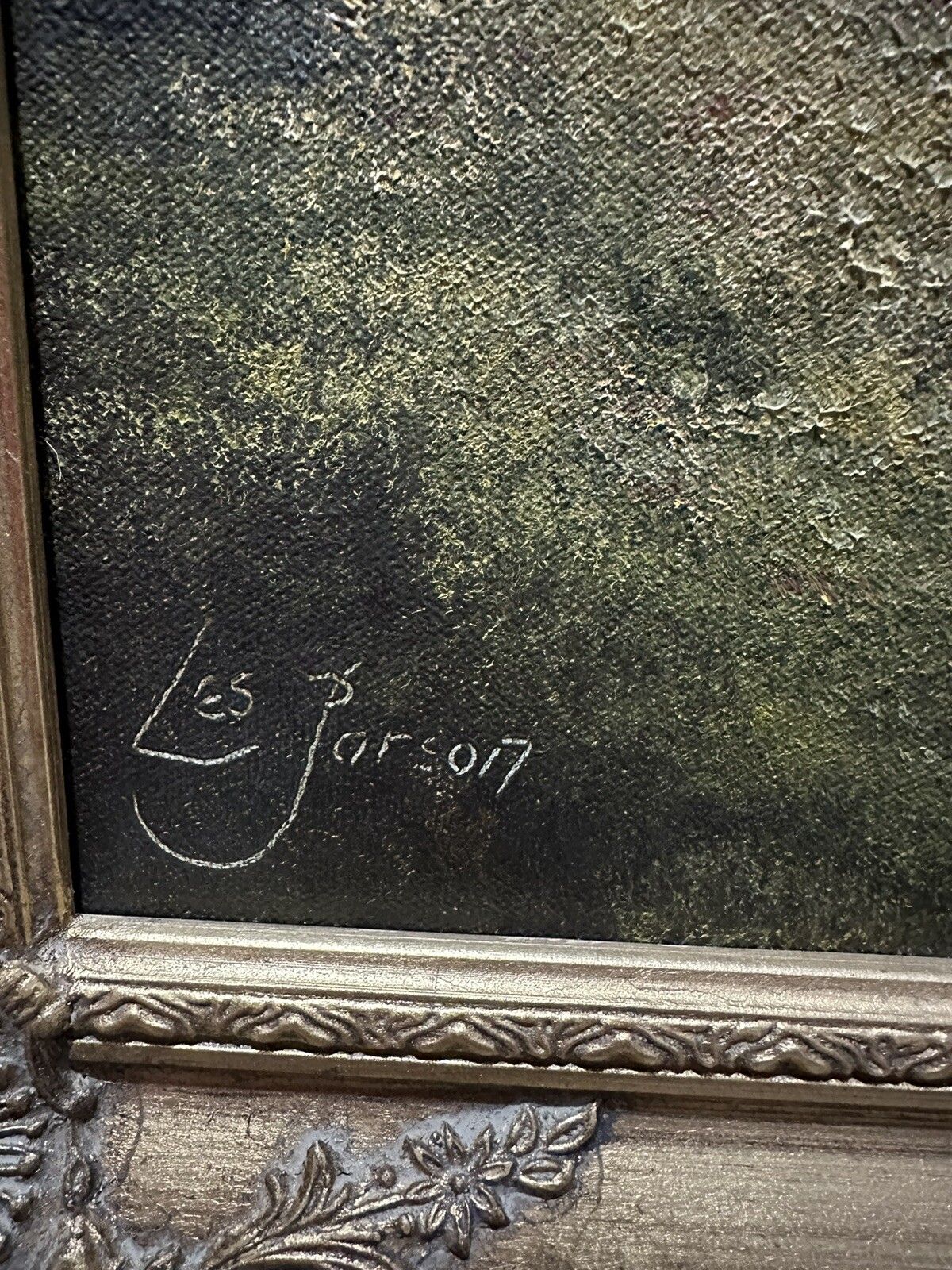 Les Parsons Original Oil On Canvas. ￼50cm By 40cm photo for sale