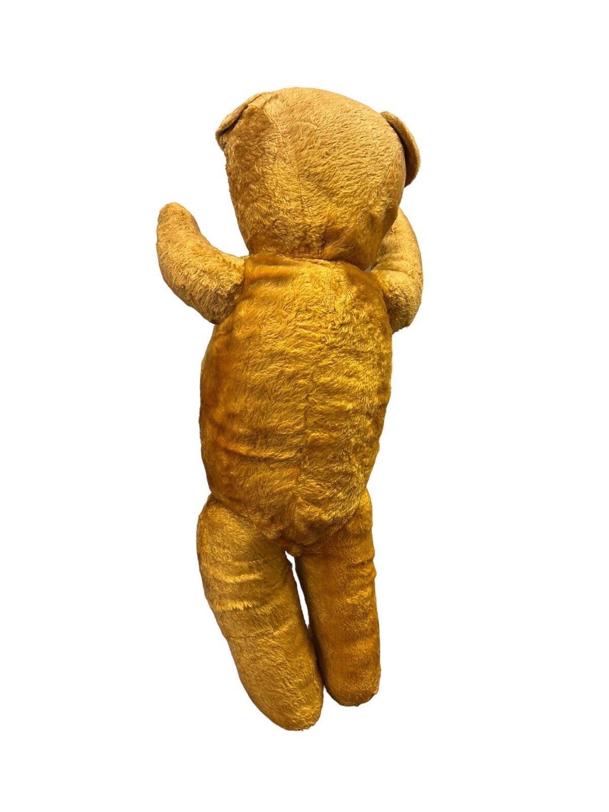 Large Vintage C1950’s Mohair Jointed Teddy Bear 29 Inches  Straw Filled photo vinterior