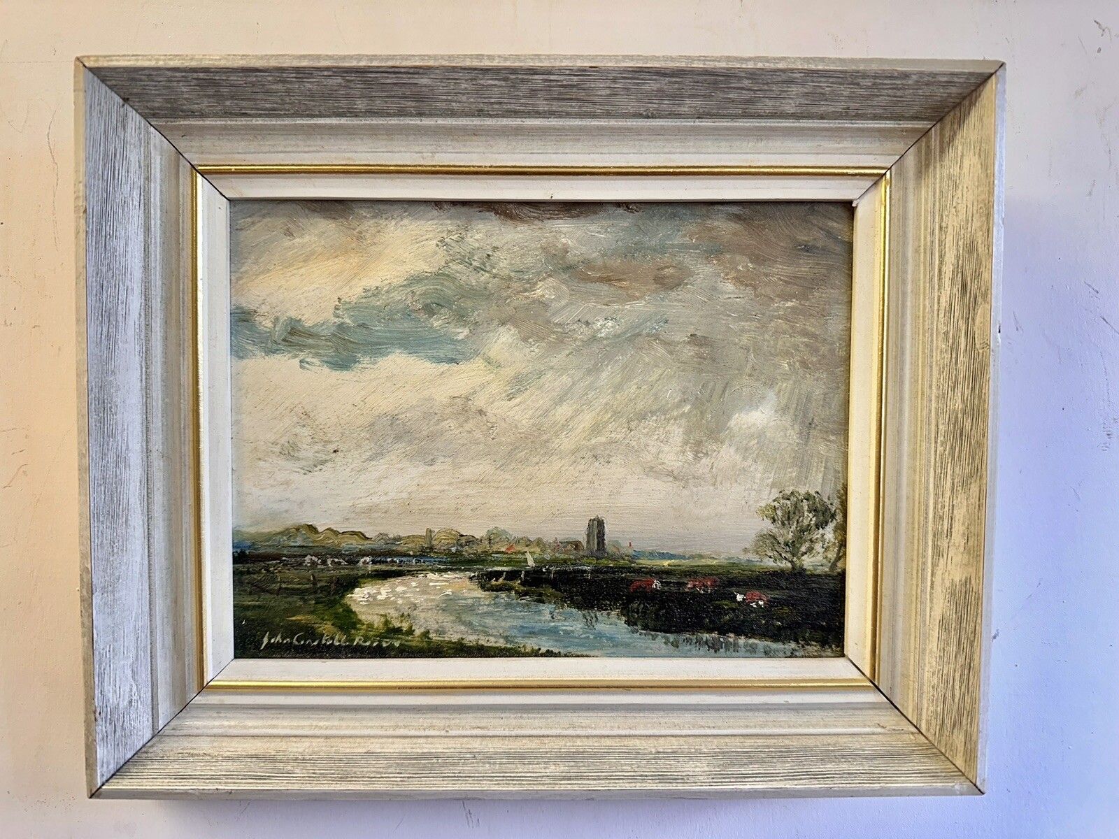 Suffolk Artist John Constable Reeve Oil Painting Beccles Suffolk Landscape photo Art