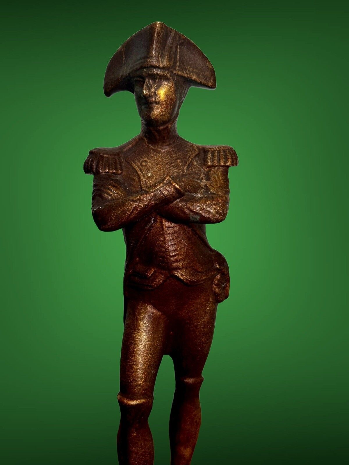 Antique Napoleon Bonaparte Figure Sculpture 19th Century photo for sale