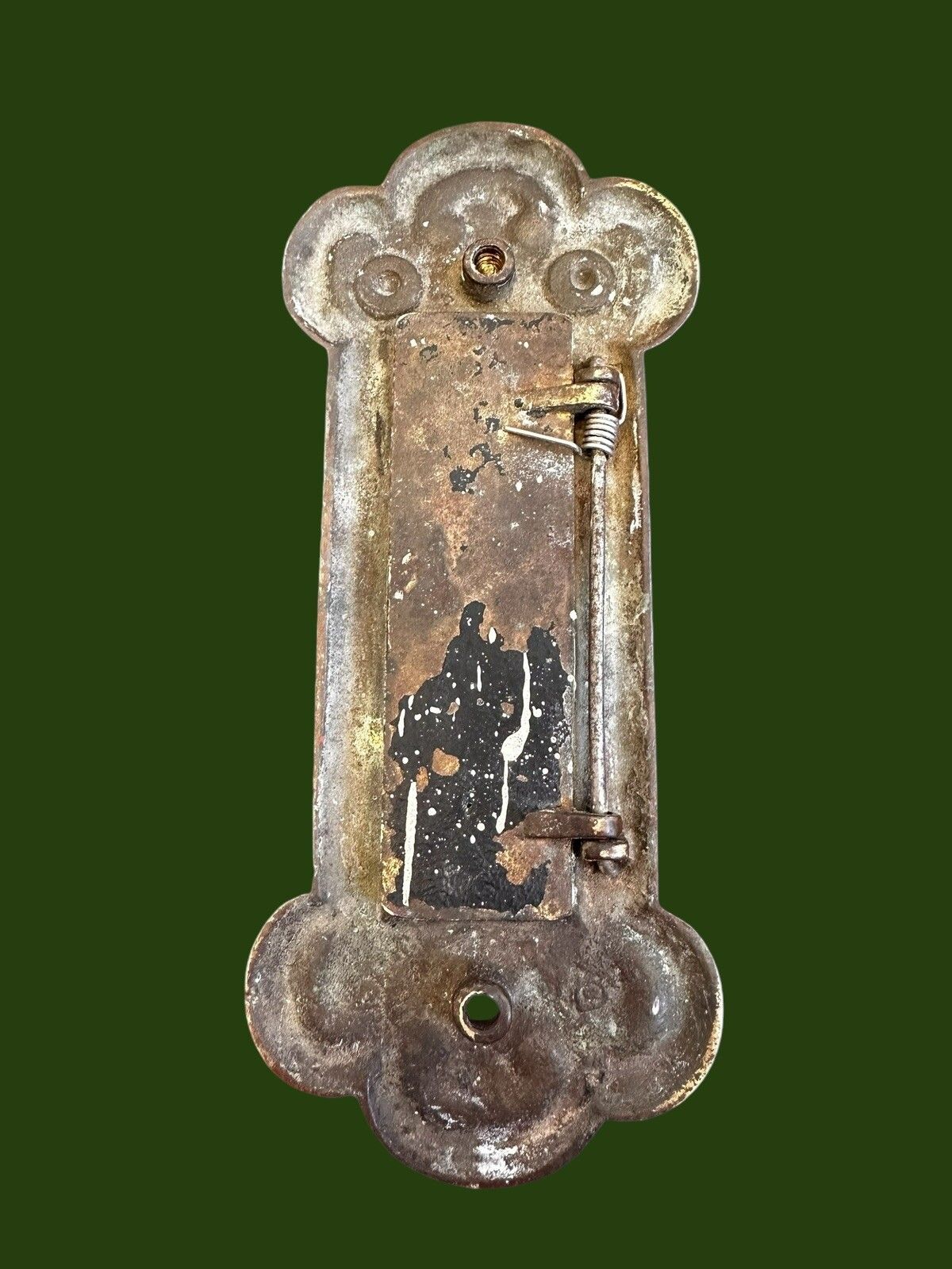 Art Nouveau Vertical Letter Slot, Antique Door Letter photo for sale