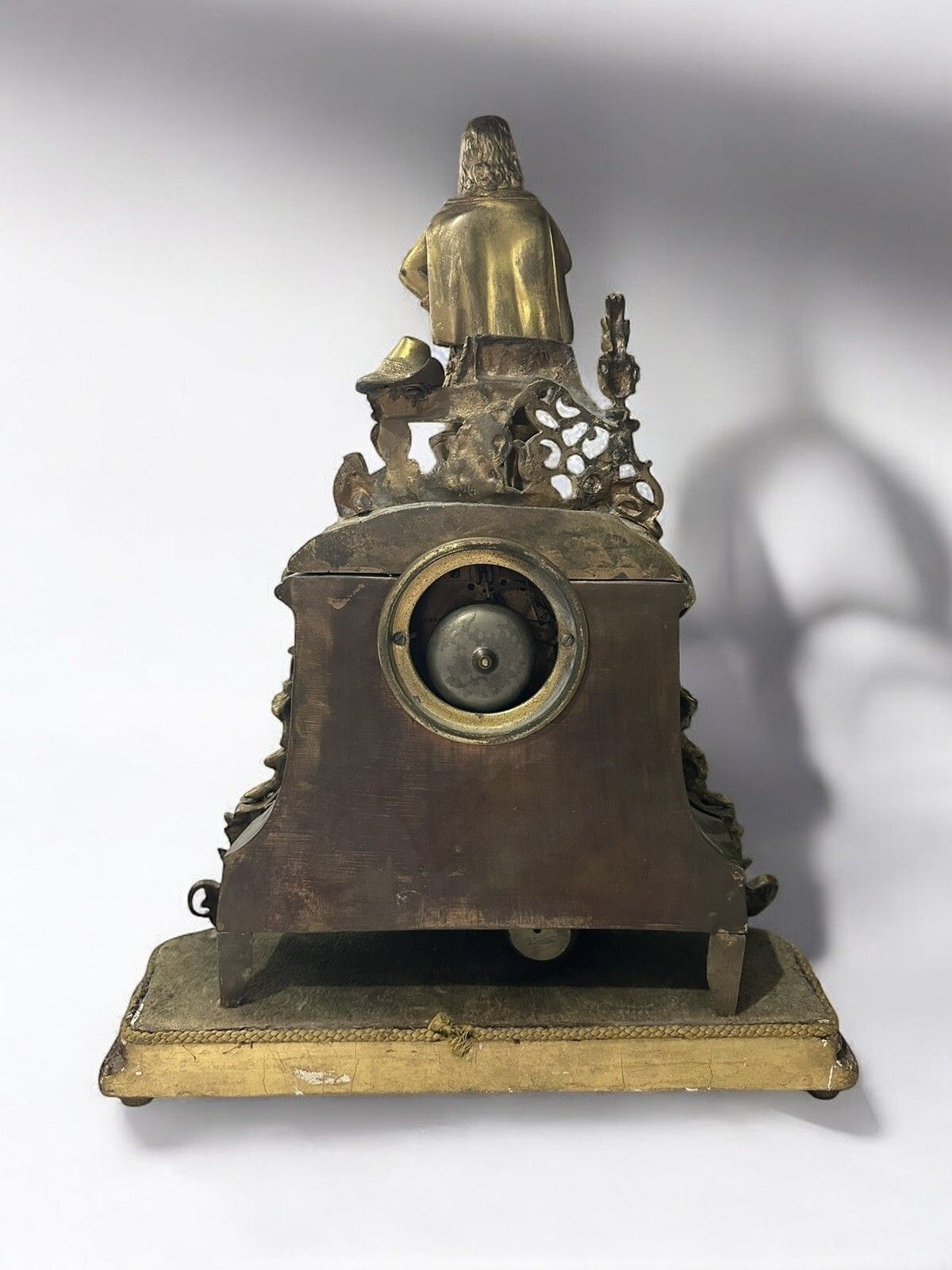 A 19th Century Gilt Cased Mantel Clock By Leroy & Fils Paris photo vintage