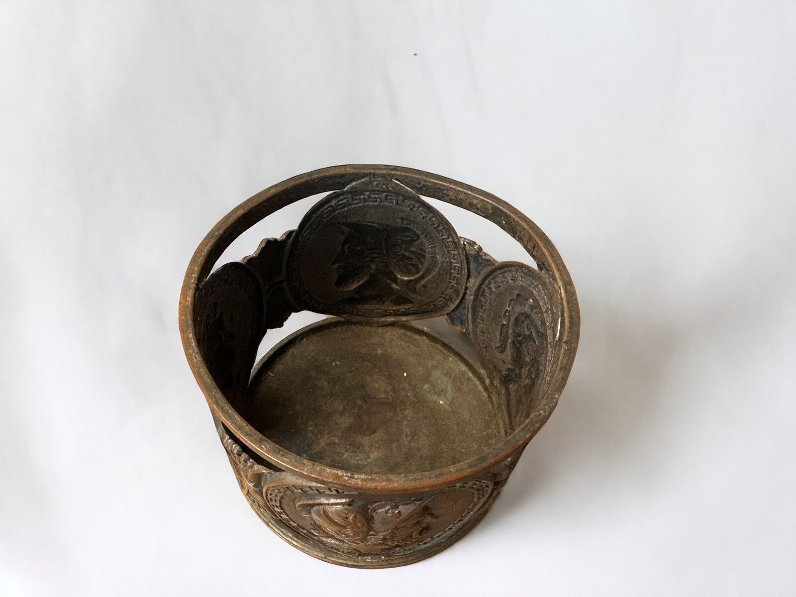 Antique 19th C. Alex Katsch Russian Galvano Silver Plated Tea Glass Holder Rare photo 395.0