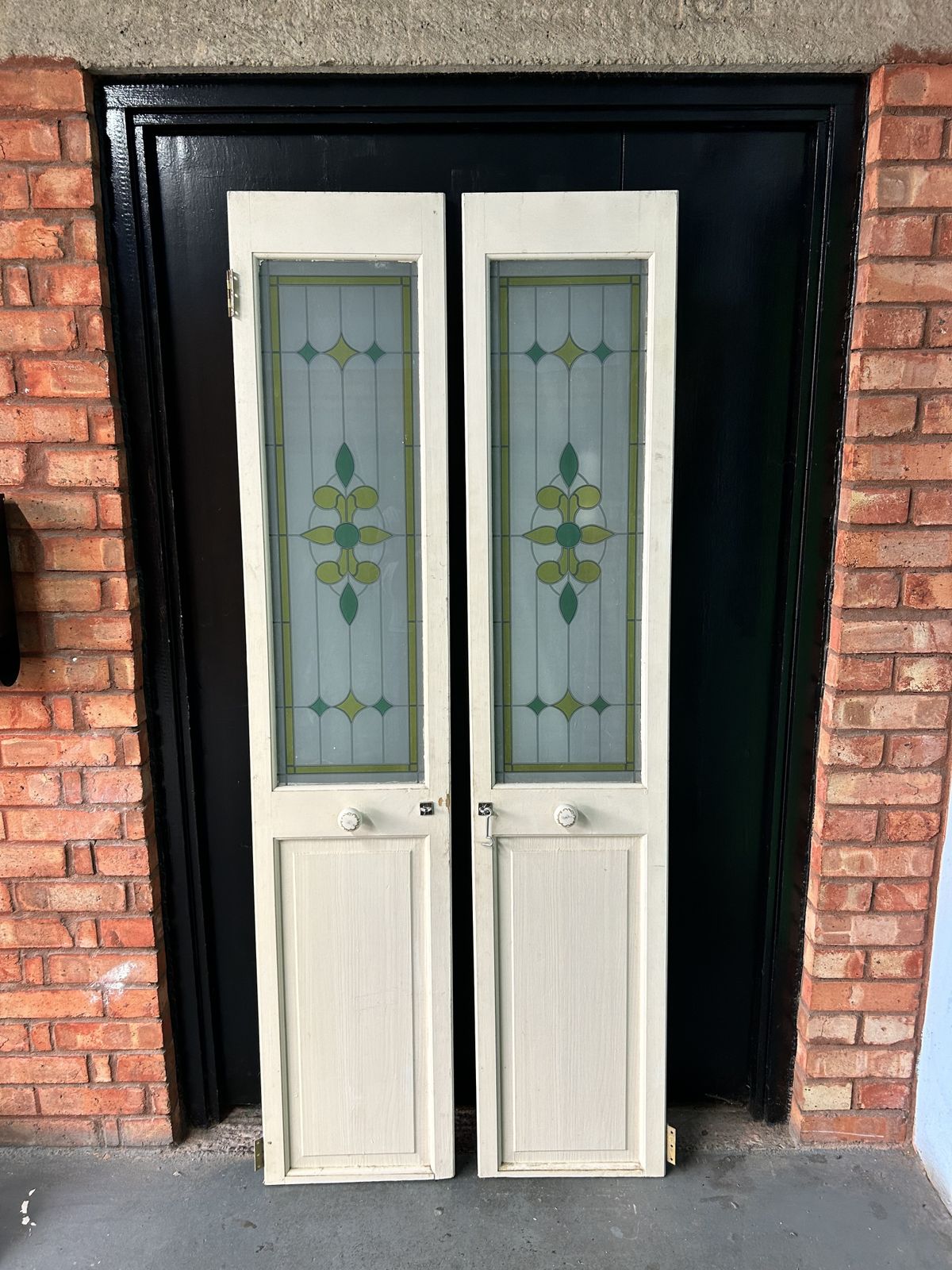 6 Mid Century Reclaimed French Doors   Wood And Glass Inserts (3 Pairs   Can Be Sold Separately) photo 900.0