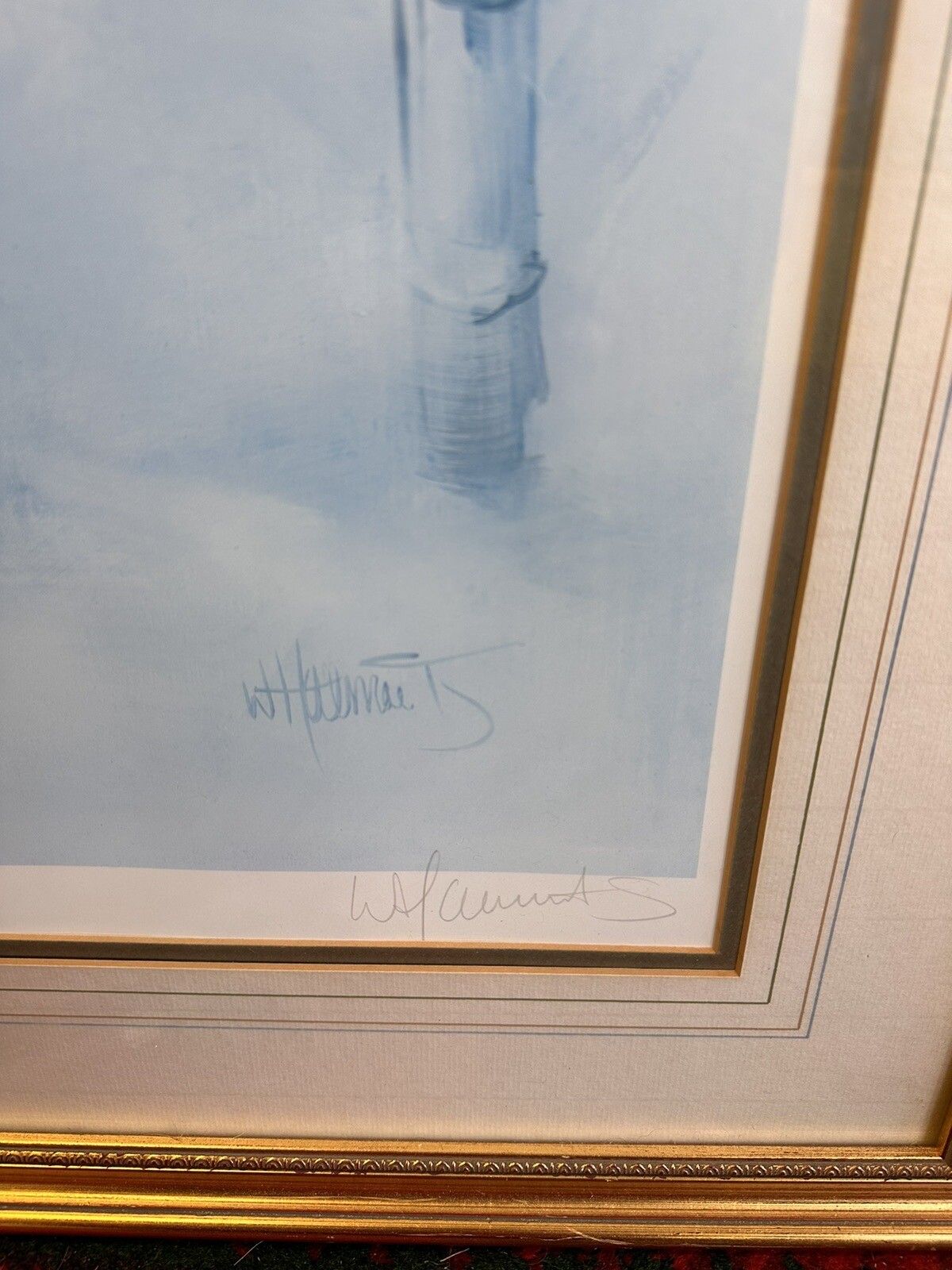 Limited Edition Signed Lithograph Framed Glazed By Willem Haenraets 76cm By 78cm photo Art