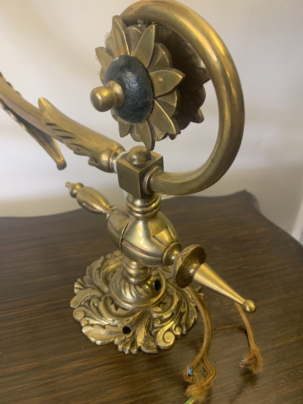 Exquisite Antique Art Nouveau Top Quality Wall Lights Goose Neck Gorgeous ￼ photo Lighting
