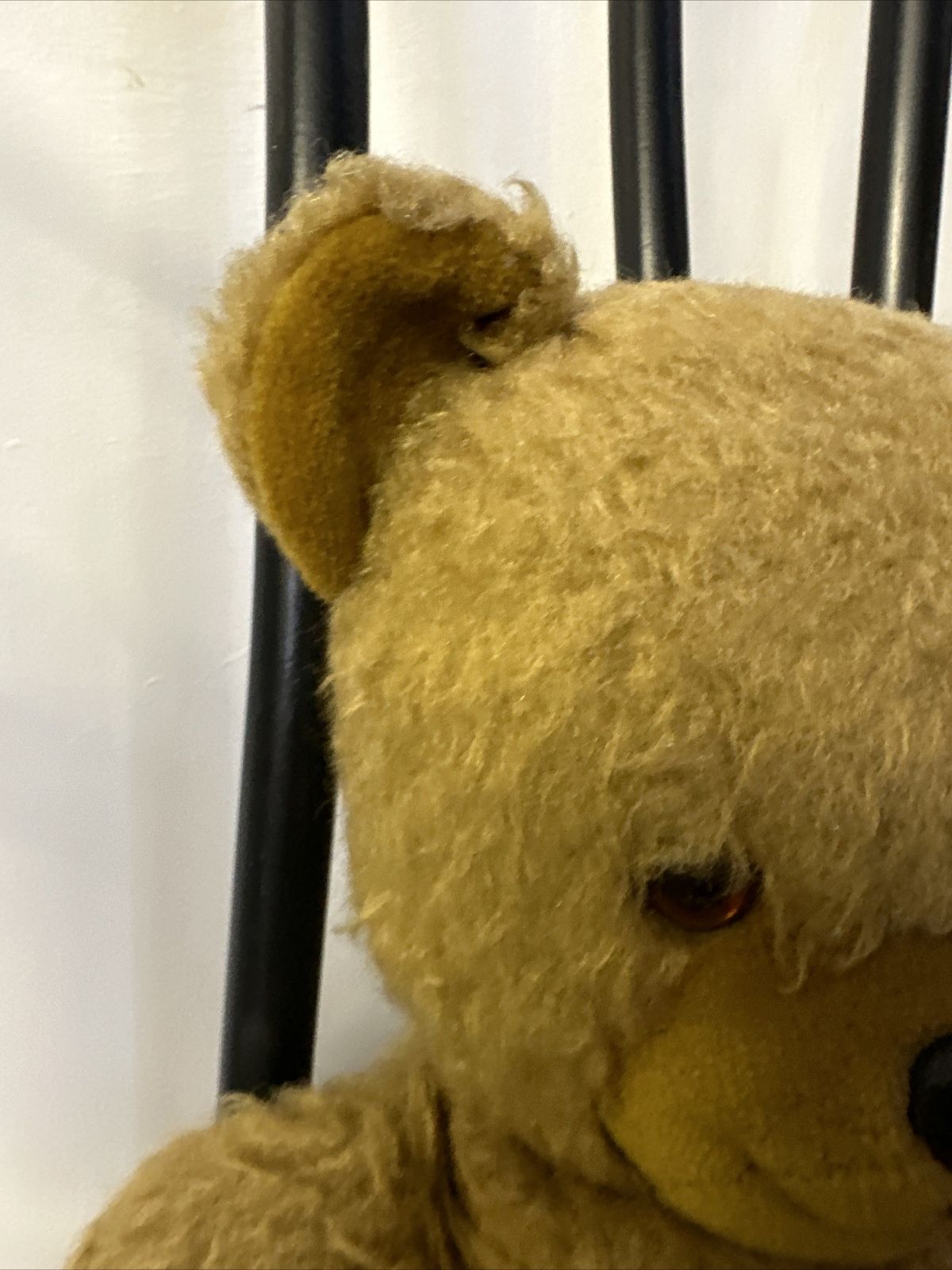 Beautiful Vintage Teddy Bear Plush By ‘A Golden Bear’  Made In England photo for sale