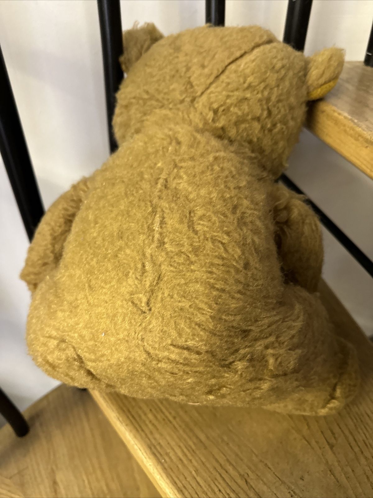 Beautiful Vintage Teddy Bear Plush By ‘A Golden Bear’  Made In England photo vinterior