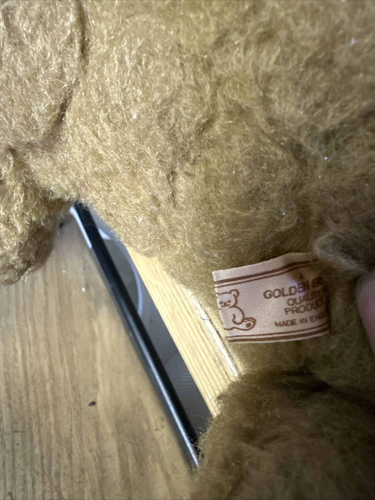 Beautiful Vintage Teddy Bear Plush By ‘A Golden Bear’  Made In England photo buy