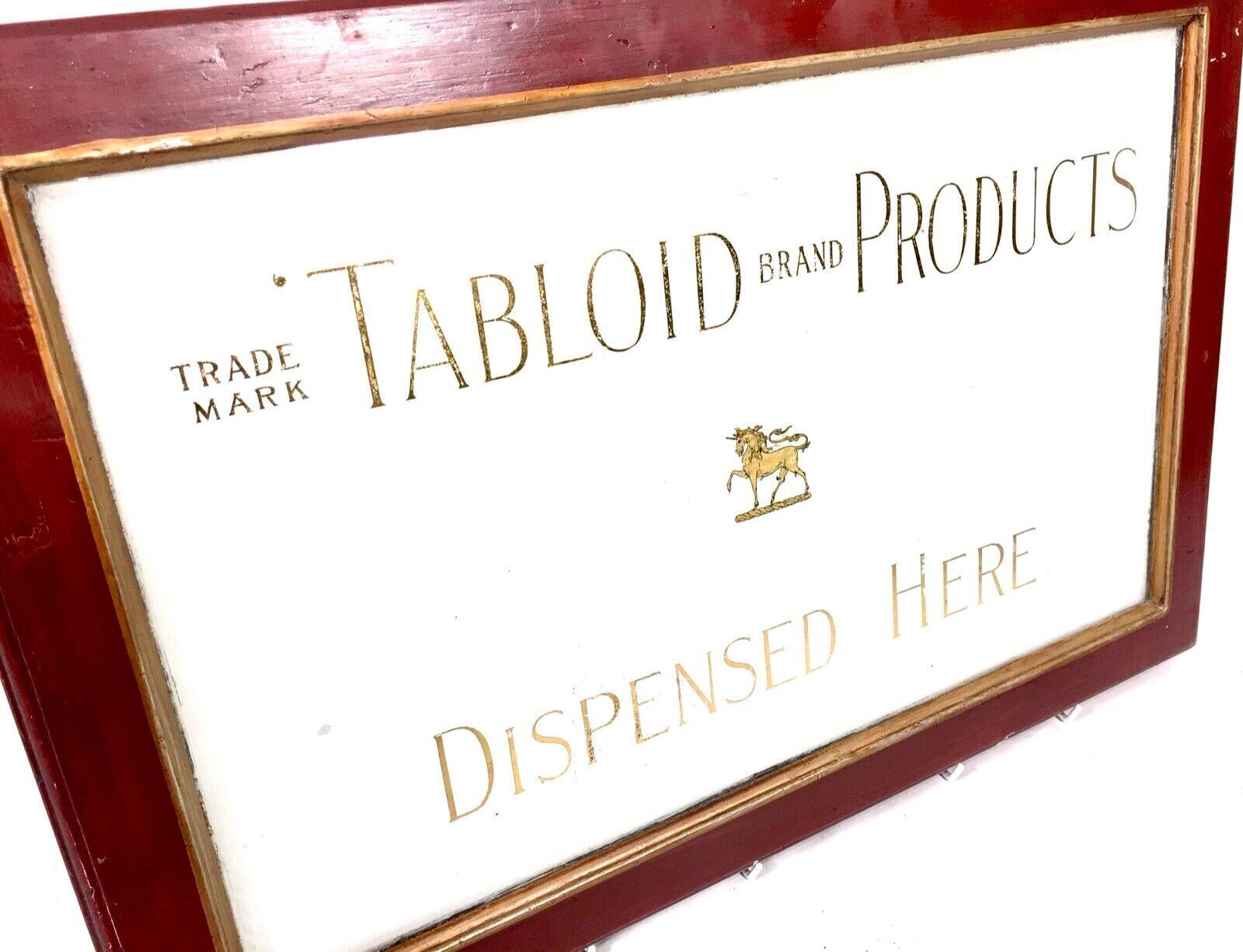 Antique Apothecary Interest   Salvaged Framed Chemist Window Dispensing Sign photo Home Decor