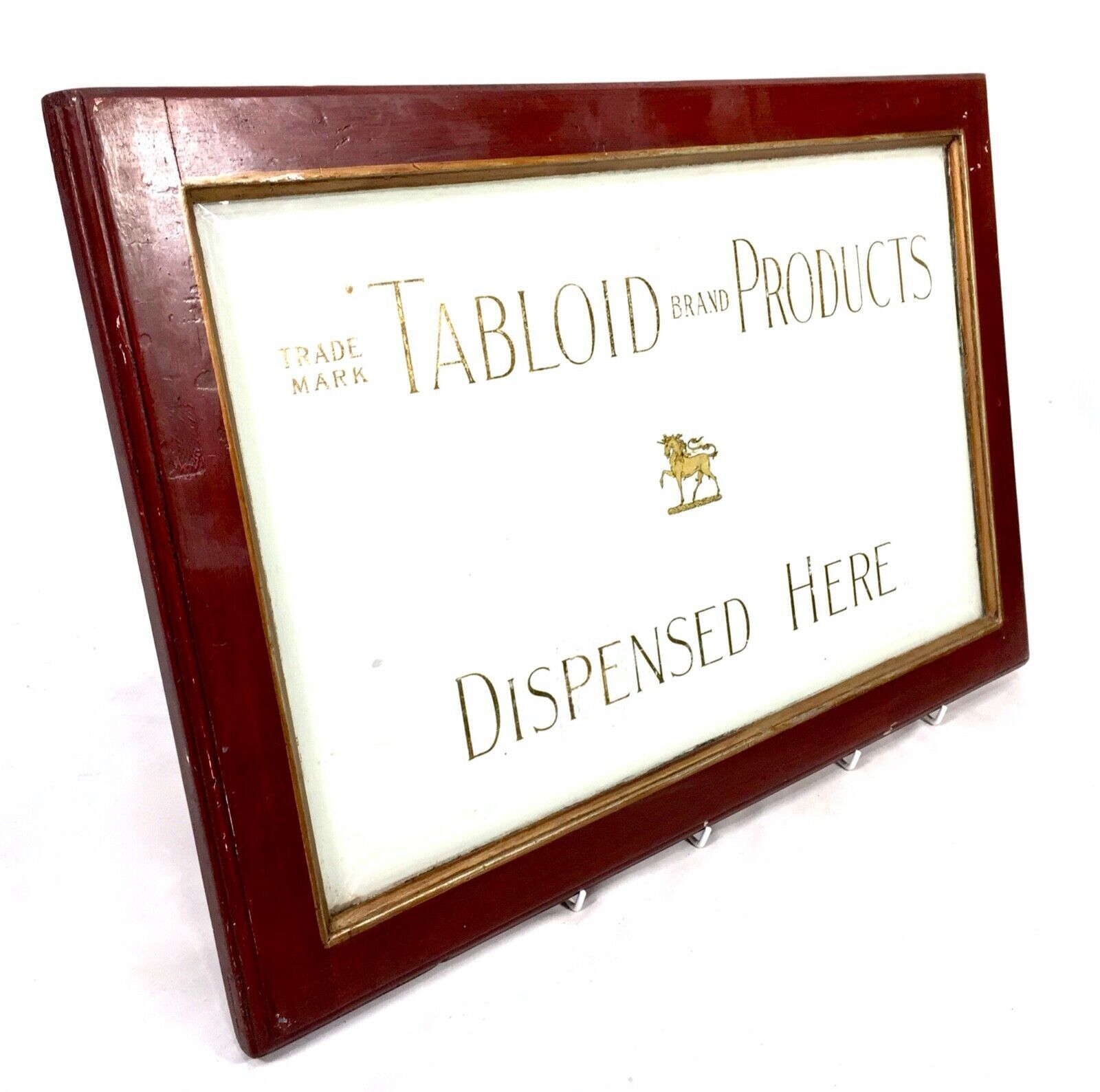 Antique Apothecary Interest   Salvaged Framed Chemist Window Dispensing Sign photo 249.0