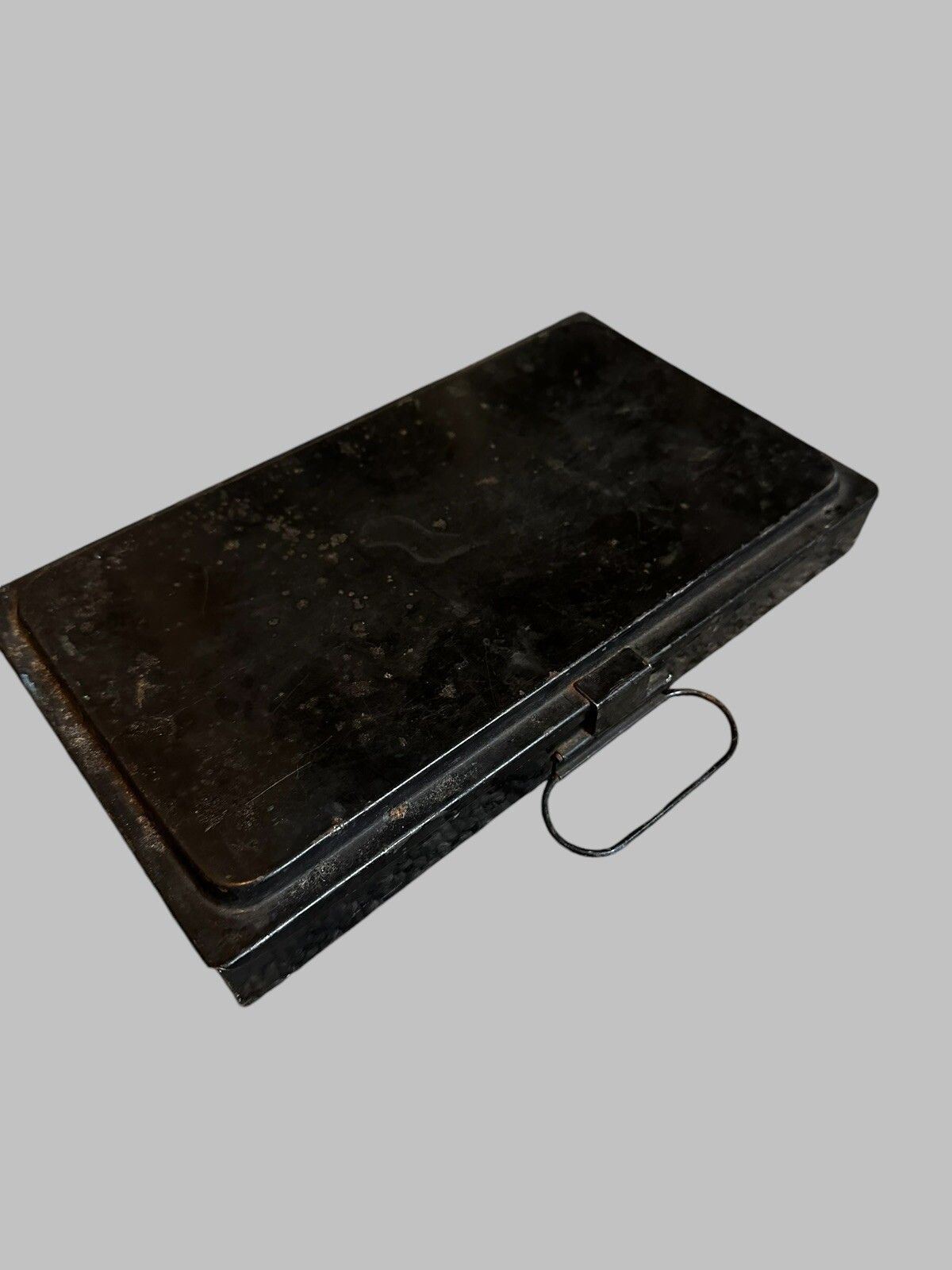 Antique Metal Japanned Reeves And Sons London Paint Artist Travel Box photo for sale