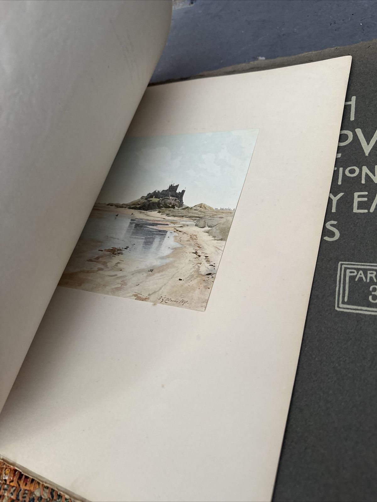 English Water Colour Reproductions Of Drawings By Eminent Painters 8 Vol photo for sale