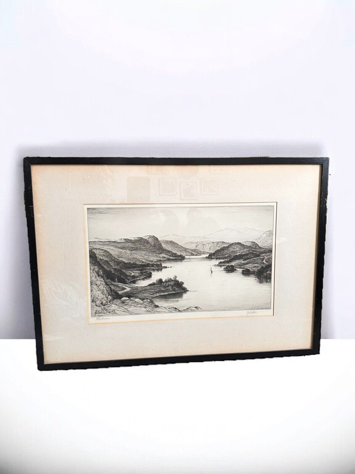 John Fullwood Ri Rba (1854 1931) Early 20th C Etching, Thirlmere Signed