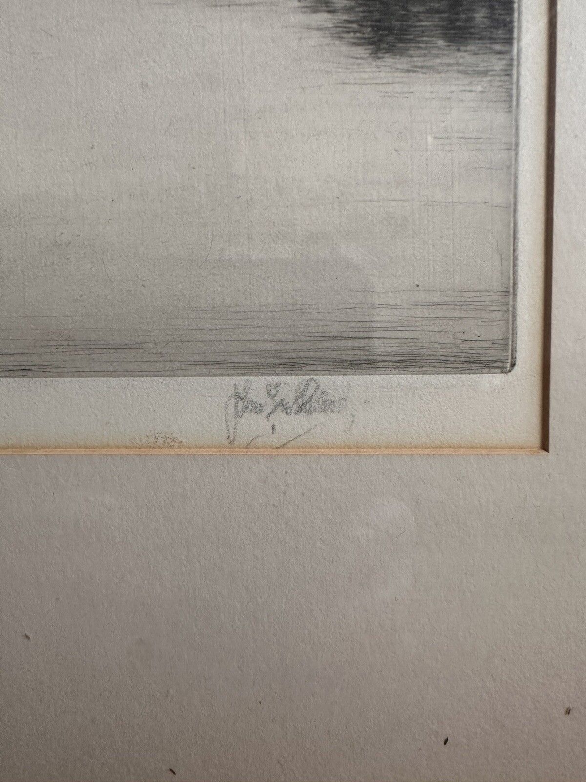 John Fullwood Ri Rba (1854 1931) Early 20th C Etching, Thirlmere Signed photo Art