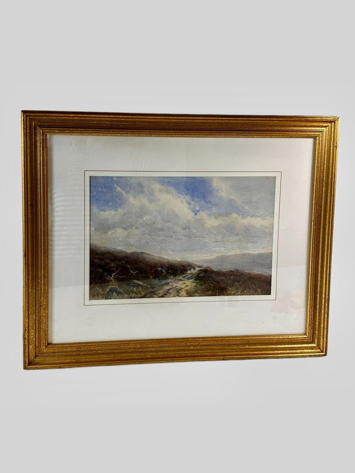 Alfred John Keene (1864–1930) Watercolour  Derbyshire Moorlands 56cm By 46cm