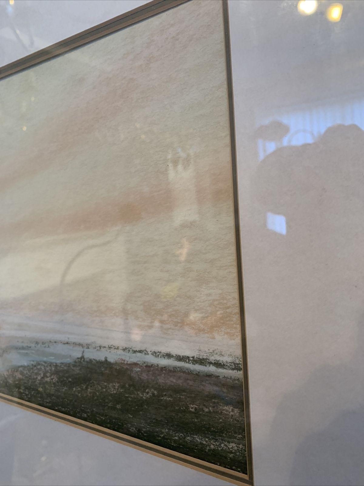 Original Pastel By Listed Artist J Scott 56cm  By 41cm Evening Light photo Art