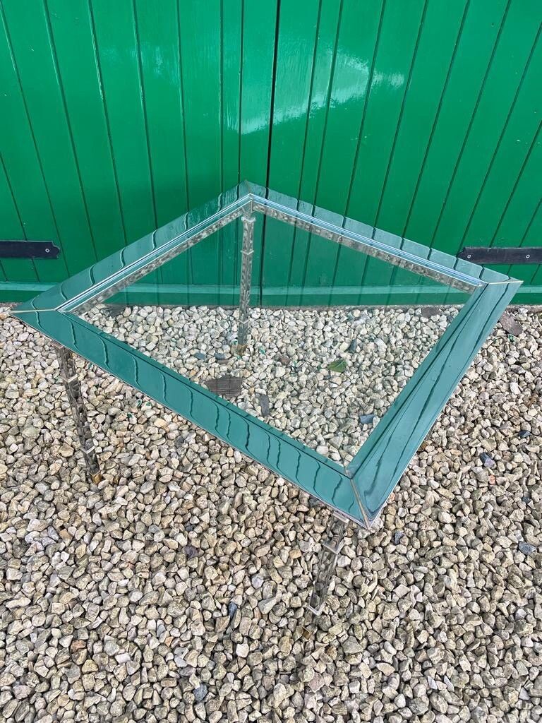 Mid Century Gorgeous Chrome Italian Coffee Table C1970’s Superb Condition. photo Furniture