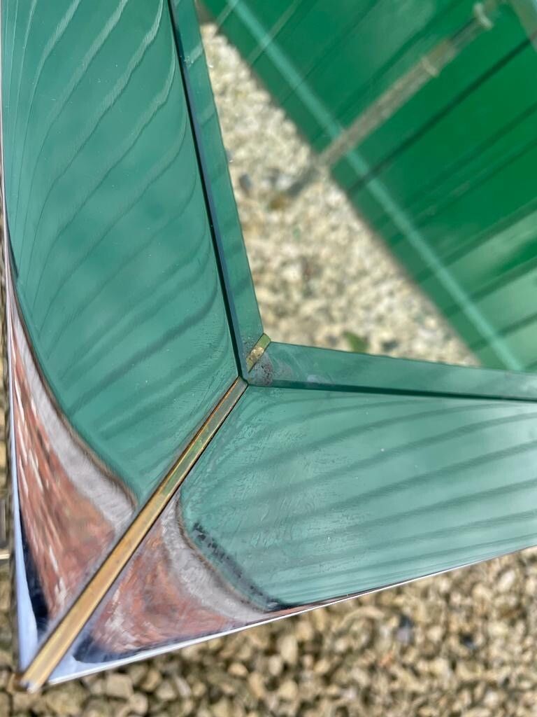 Mid Century Gorgeous Chrome Italian Coffee Table C1970’s Superb Condition. photo buy