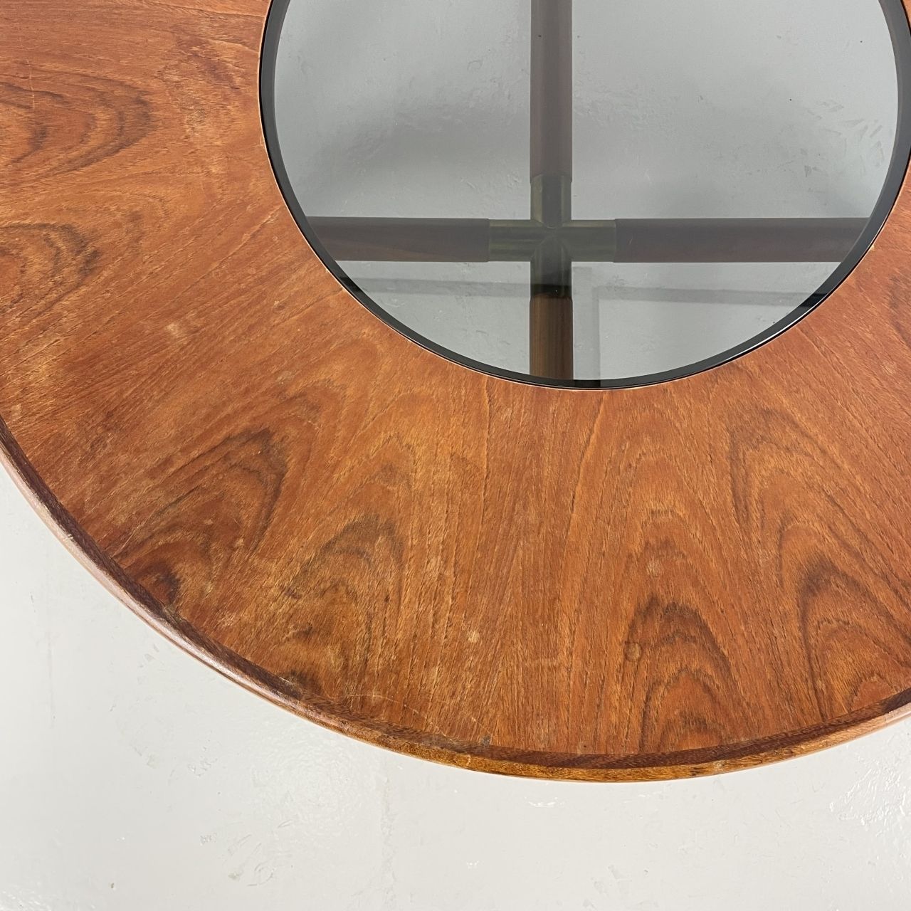 Midcentury Rare G Plan Round Teak Coffee Table photo vinterior
