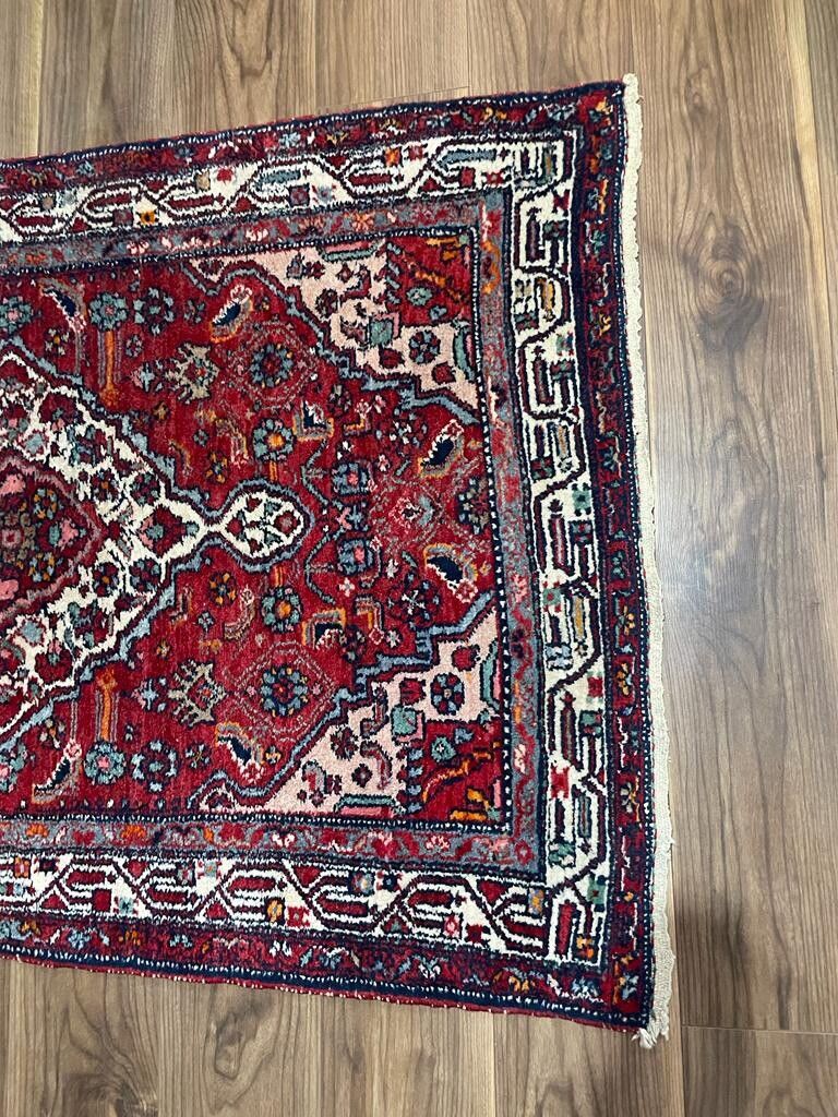 Vintage  Antique Eastern Traditional 100% Wool Rug 156cm By 114cm R8 photo buy