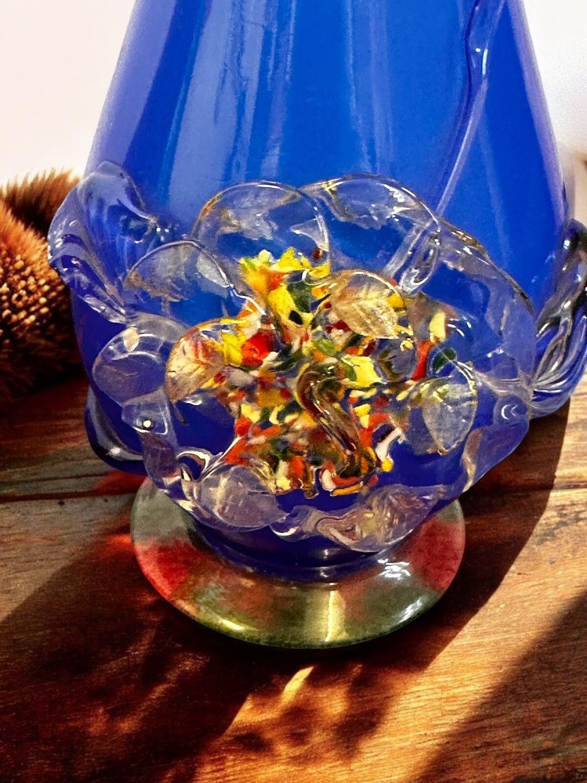 Mid Century Italian Coloured Glass Vase Collection  Pontil Mark  Interior Design photo vinterior