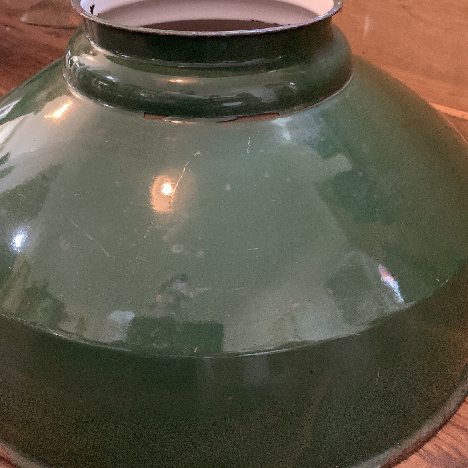 18” Green Thorlux Enamel Factory Pendant Light Industrial Vintage Light Shade photo Lighting