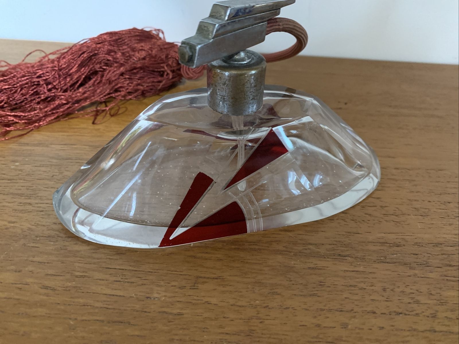 Art Deco Glass Atomiser Scent Bottle Perfume Bottle Czech? German? French? photo 75.0