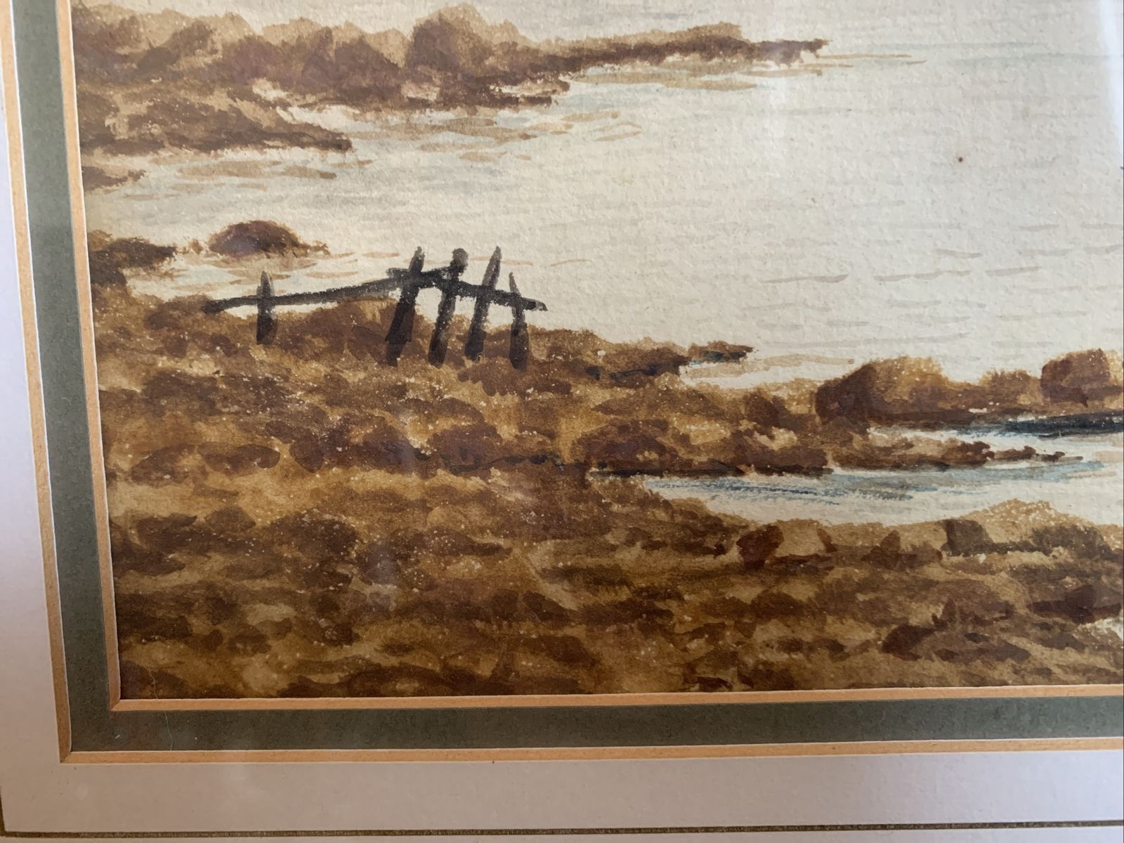Original Watercolour Signed By Arist J St Clare Waterscape Sailing photo Art