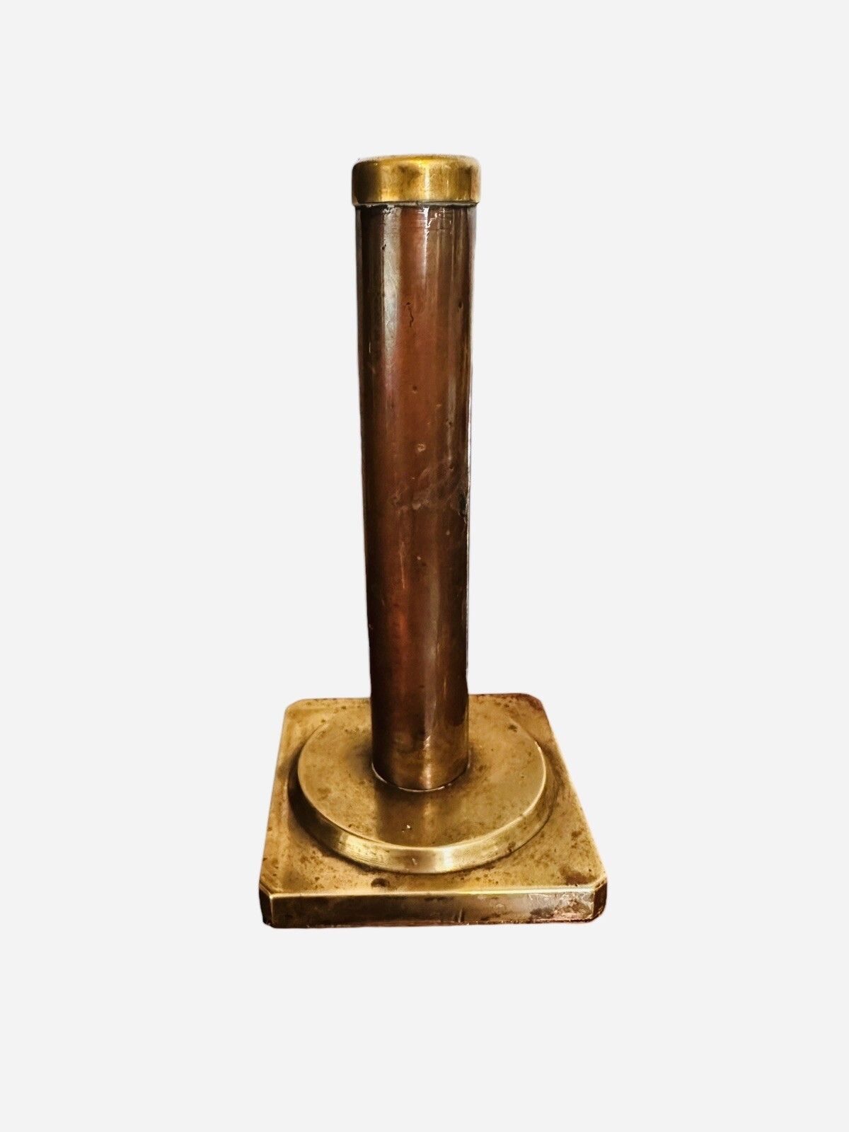 Trench Art Candle Holder Or Spill Vase 17cm Tall photo furniture