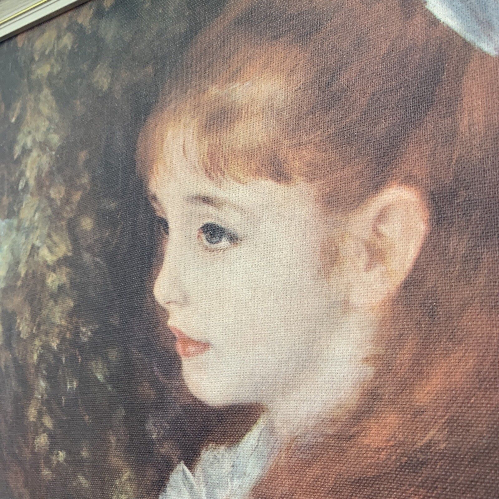 Mid Century Early Museum Print Of Board  Pierre Auguste Renoir “La Petite Irence photo vinterior