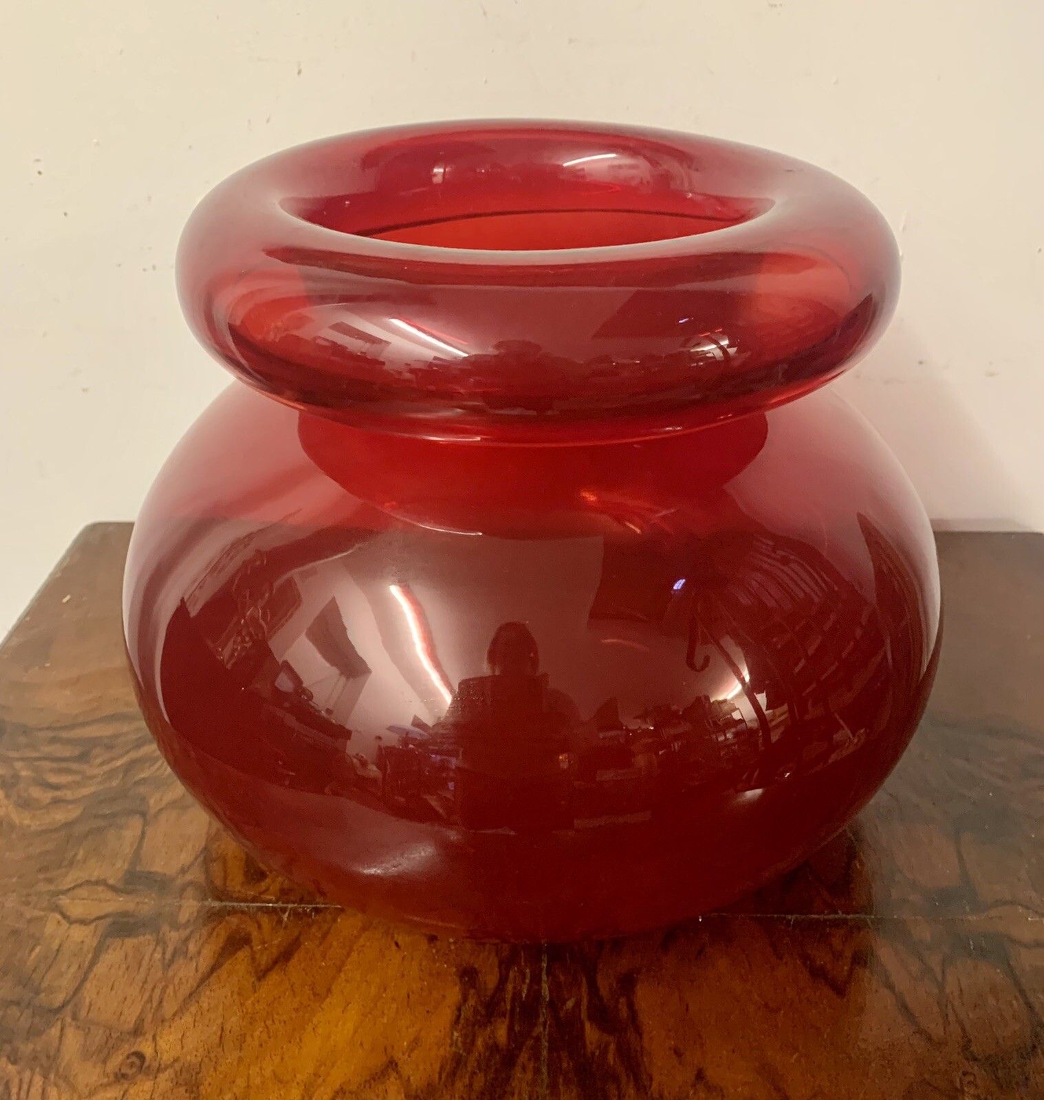Superb Maria Vinka – Vase – Red – – Stockholm – 1999