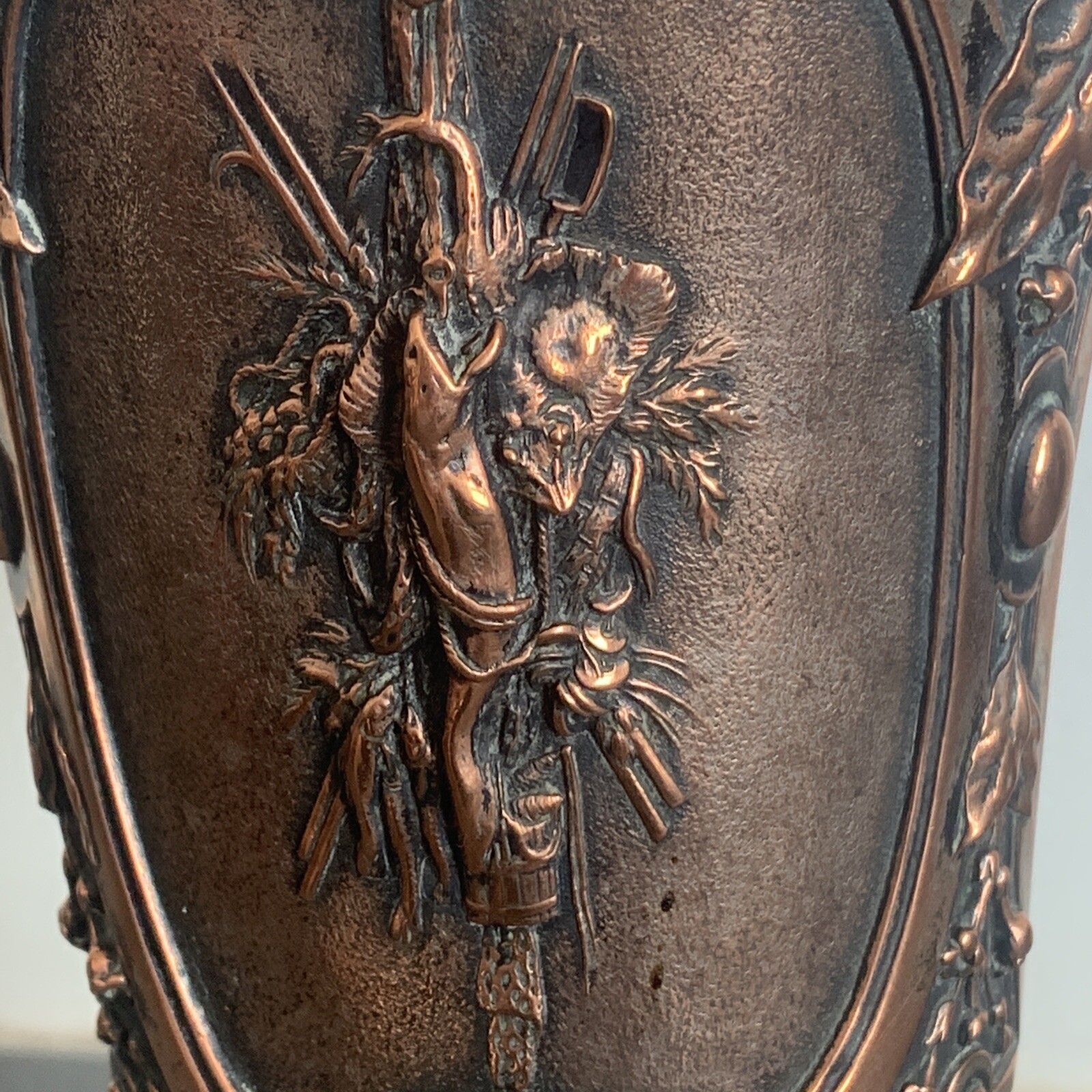 19th Century Mappin And Webb Brass Bronze? Vase Art Nouveau Design photo vinterior