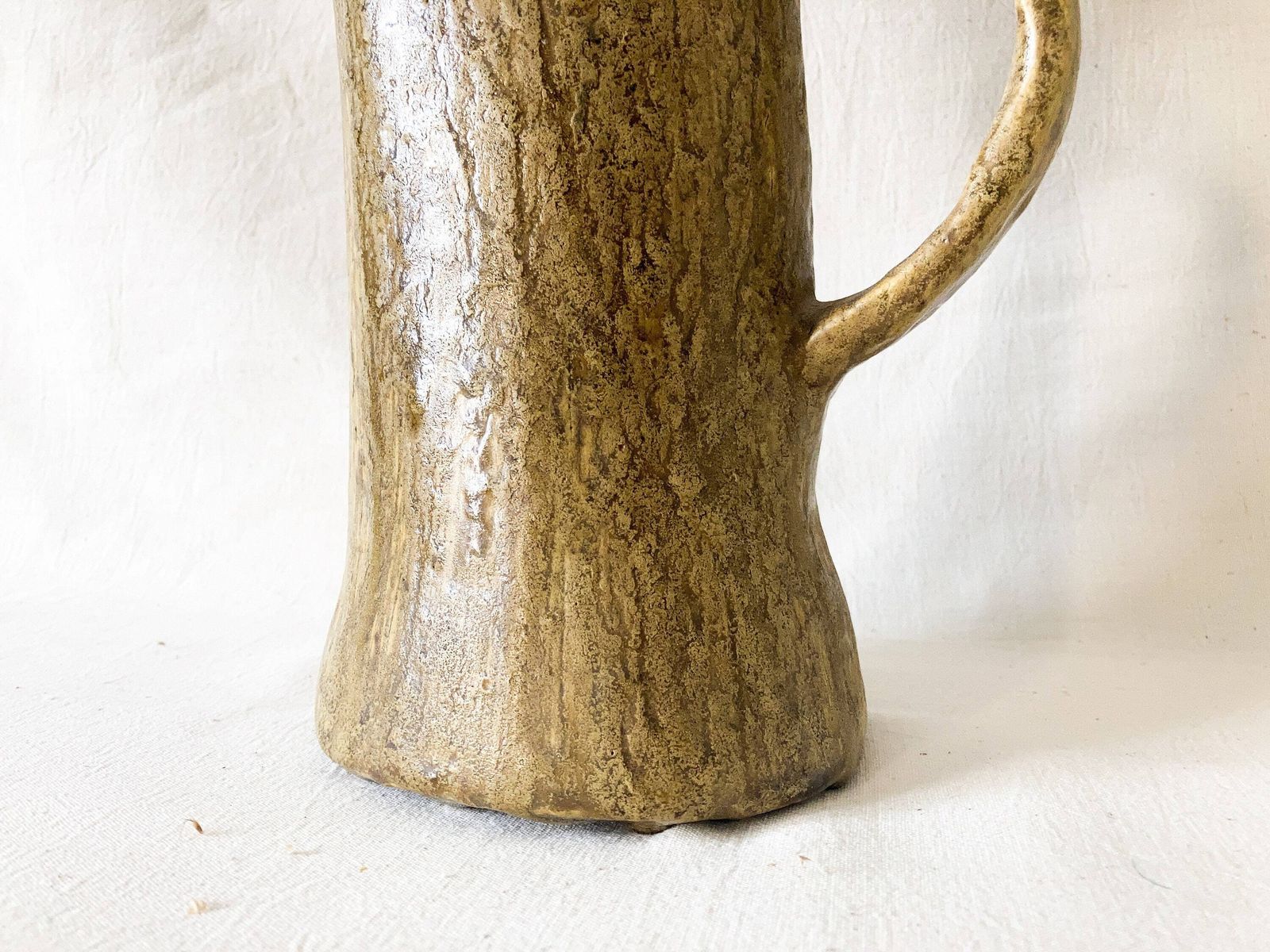 Killer Handmade Pottery Pitcher. Earthenware Irregular Water Jug. Primitive Pottery Carafe. Rustic Ceramic Tableware, Drinkware, Homeware. photo Home Decor
