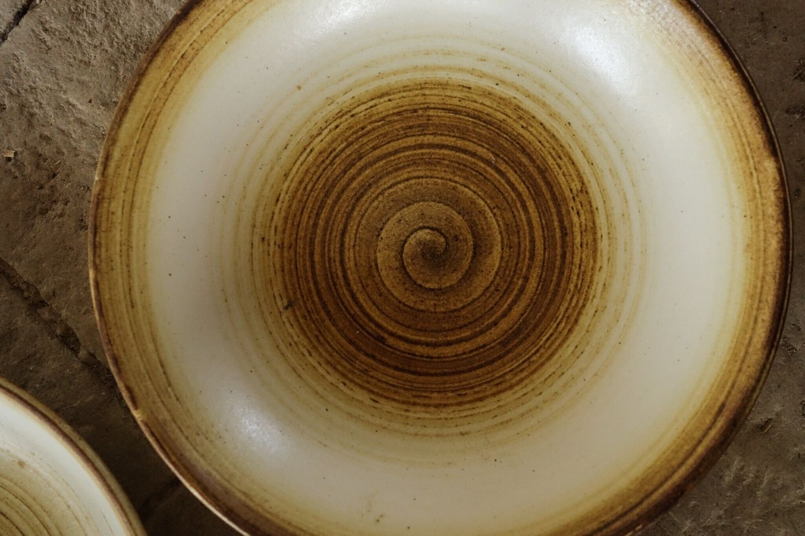 Vintage French Ceramic Hollow Plates. photo 67.0