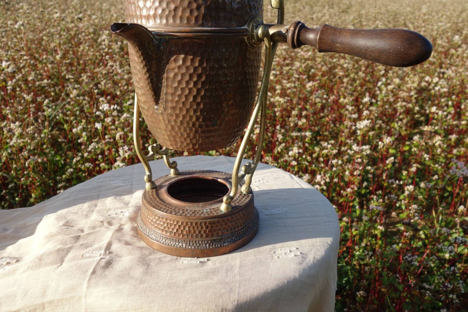 Antique Copper Coffee Brewer photo Home Decor
