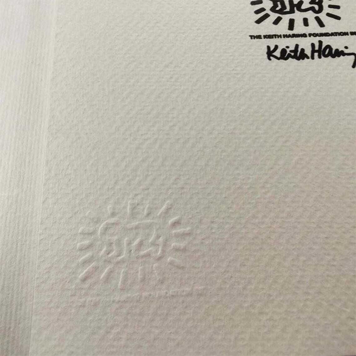 1990s Keith Haring Limited Edition Lithograph Numbered In Pencil. photo vinterior