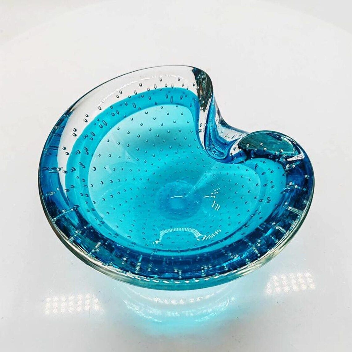 1960s Shell Ashtray Or Catch All In Murano Glass By Flavio Poli For Seguso. Made In Italy. photo buy