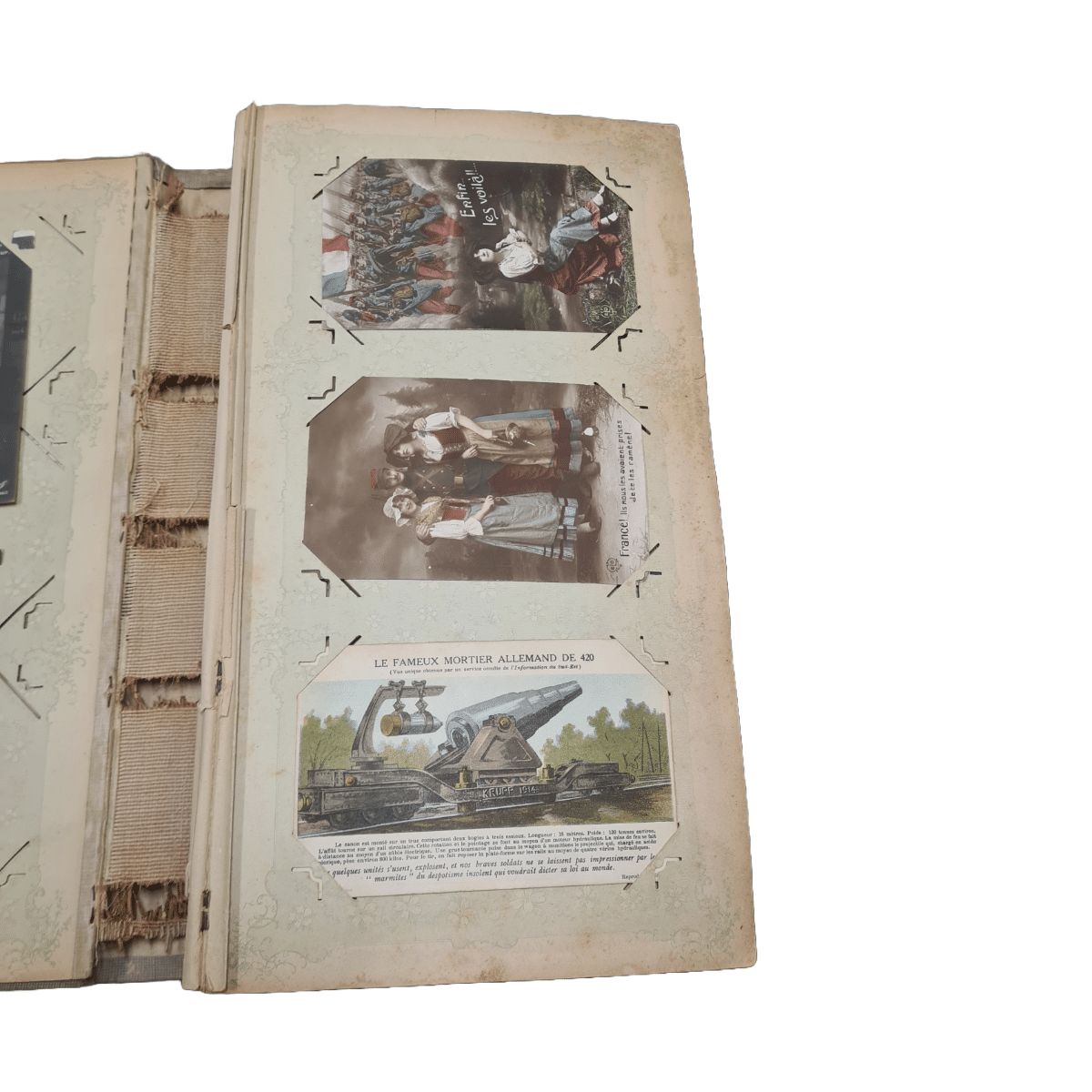 French Art Nouveau Postcard Album, Early 1900s photo buy