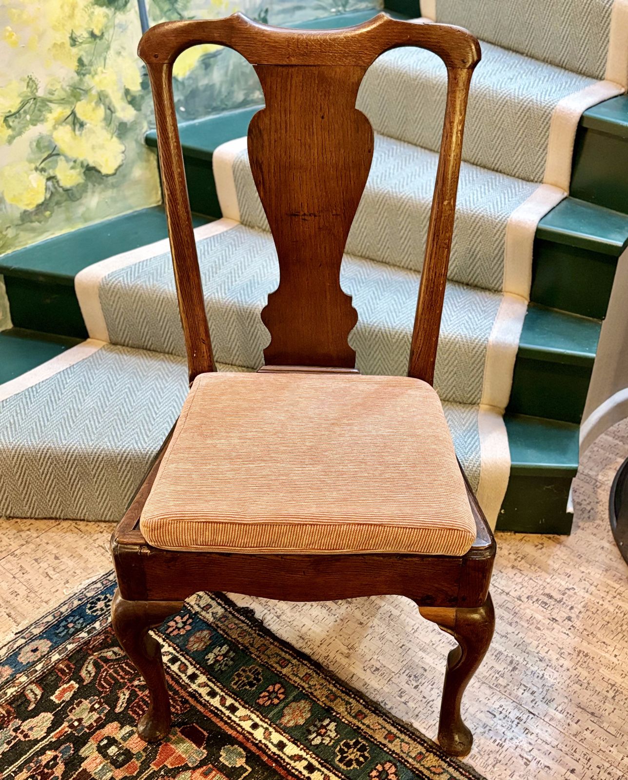 Four 18th Century Oak, Elm And Fruitwood Standard Dining Chairs photo for sale