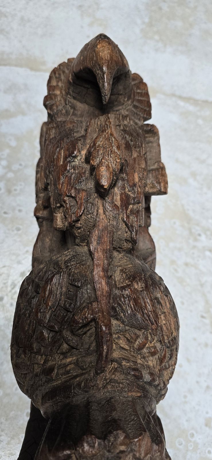 Vintage Indian Teakwood Corbels – Hand Carved Wall Brackets With Floral Motifs (Early 20th Century) photo furniture