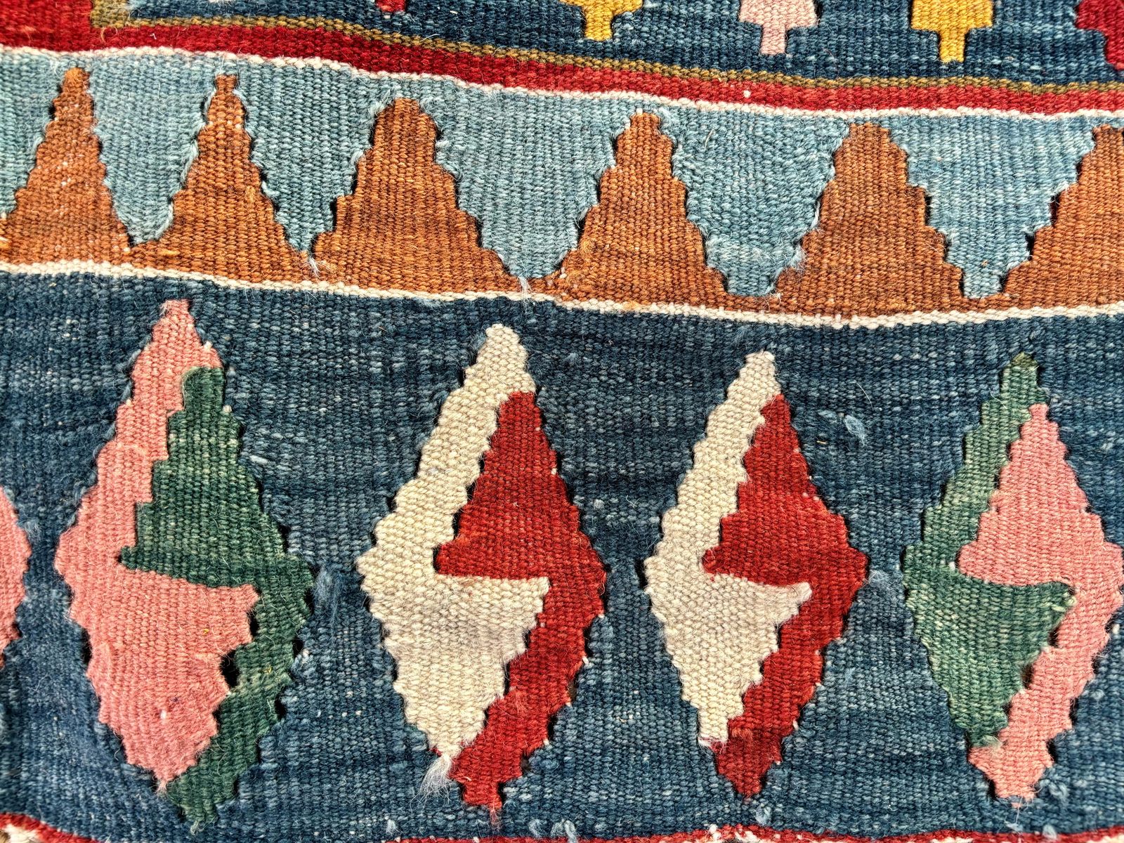 Turkish Hand Woven Tribal Kilim Rug 240x140cm photo furniture