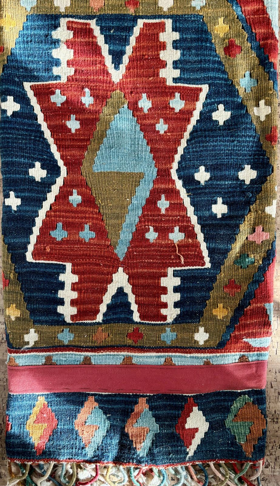 Turkish Hand Woven Tribal Kilim Rug 240x140cm photo 220.0