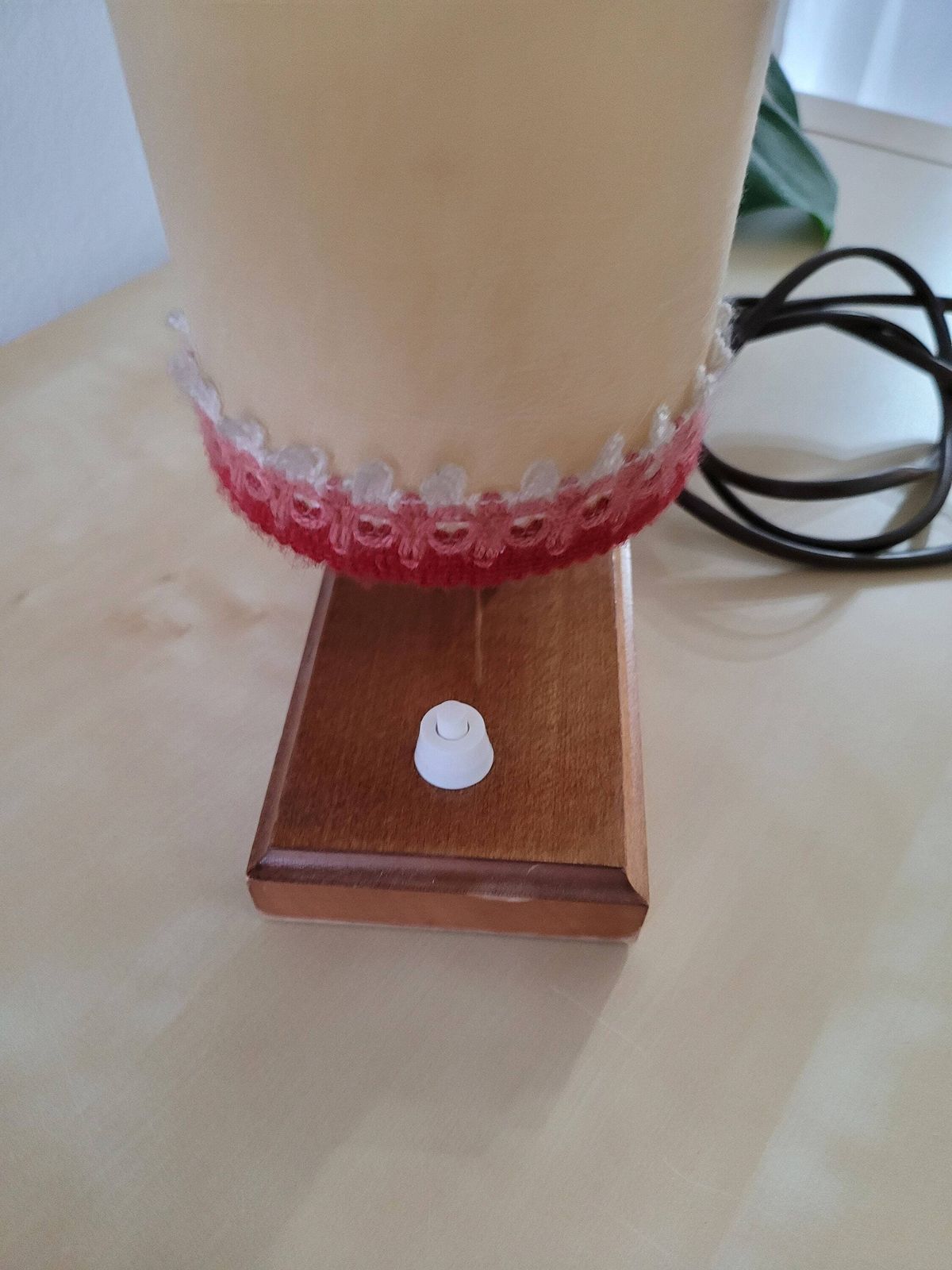 Vintage Bedside Lamp, Vintage Table Lamp, Red Table Lamp, Retro Sconce Lamp, Night Light, Nightstand Lamp, 60's Lamp photo buy